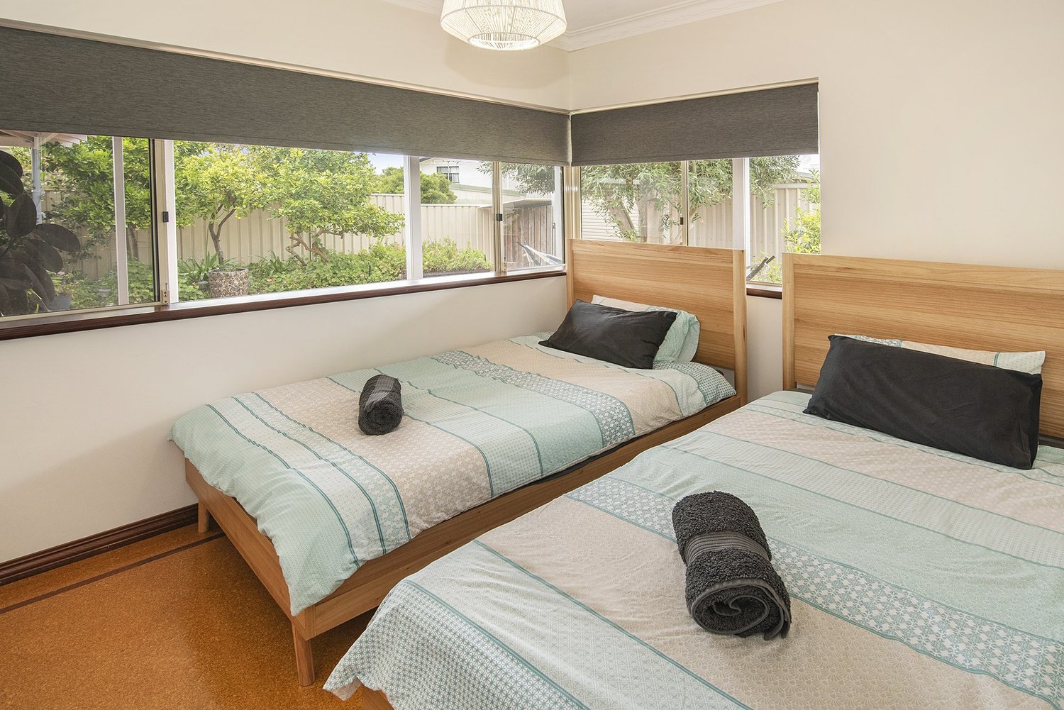 A twin bedroom