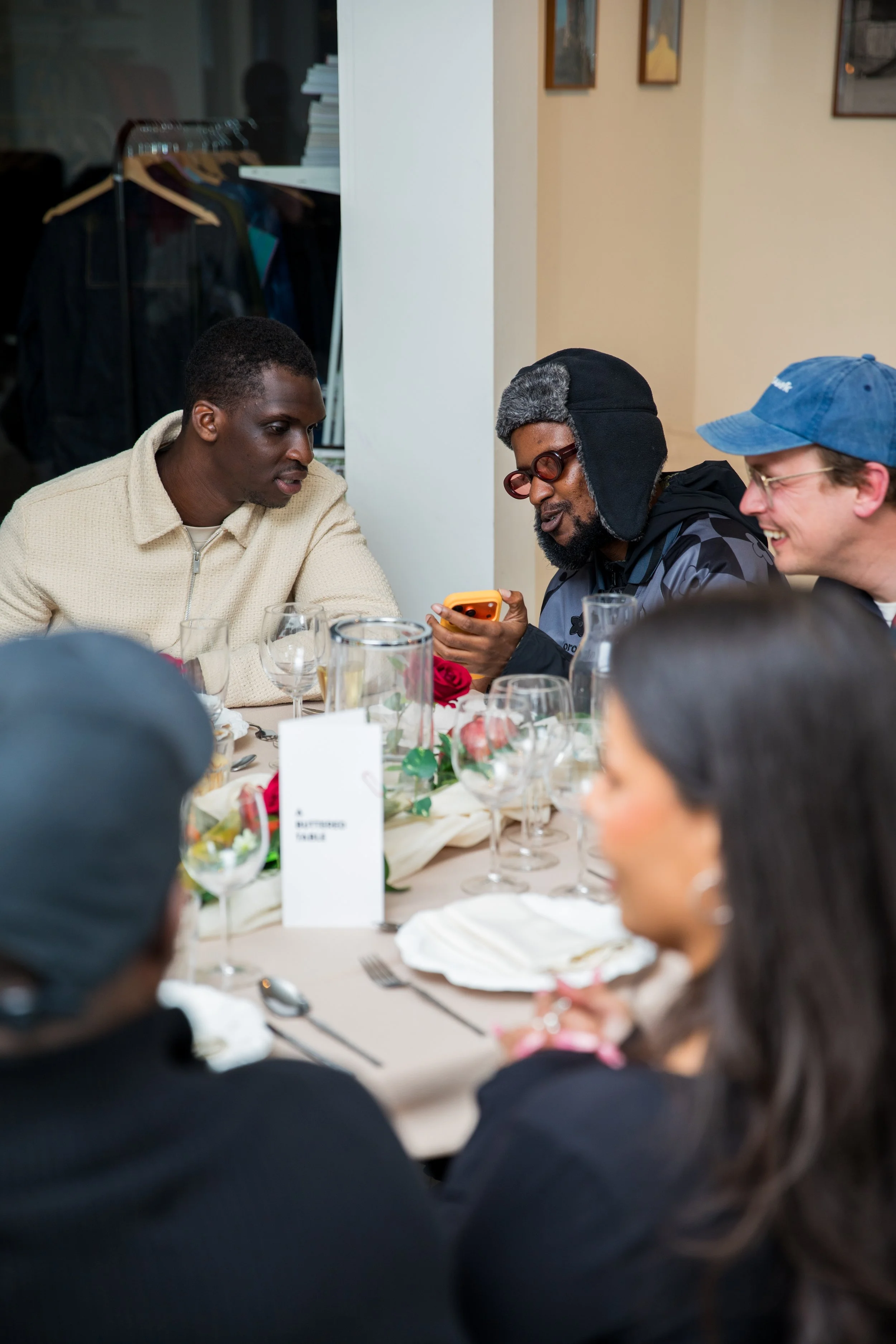 A BUTTERED TABLE #2 with Nigerian cultural brand PITH, at Showroom in Amsterdam. Photo by Winny Sandvliet of Frame It Right Studio.