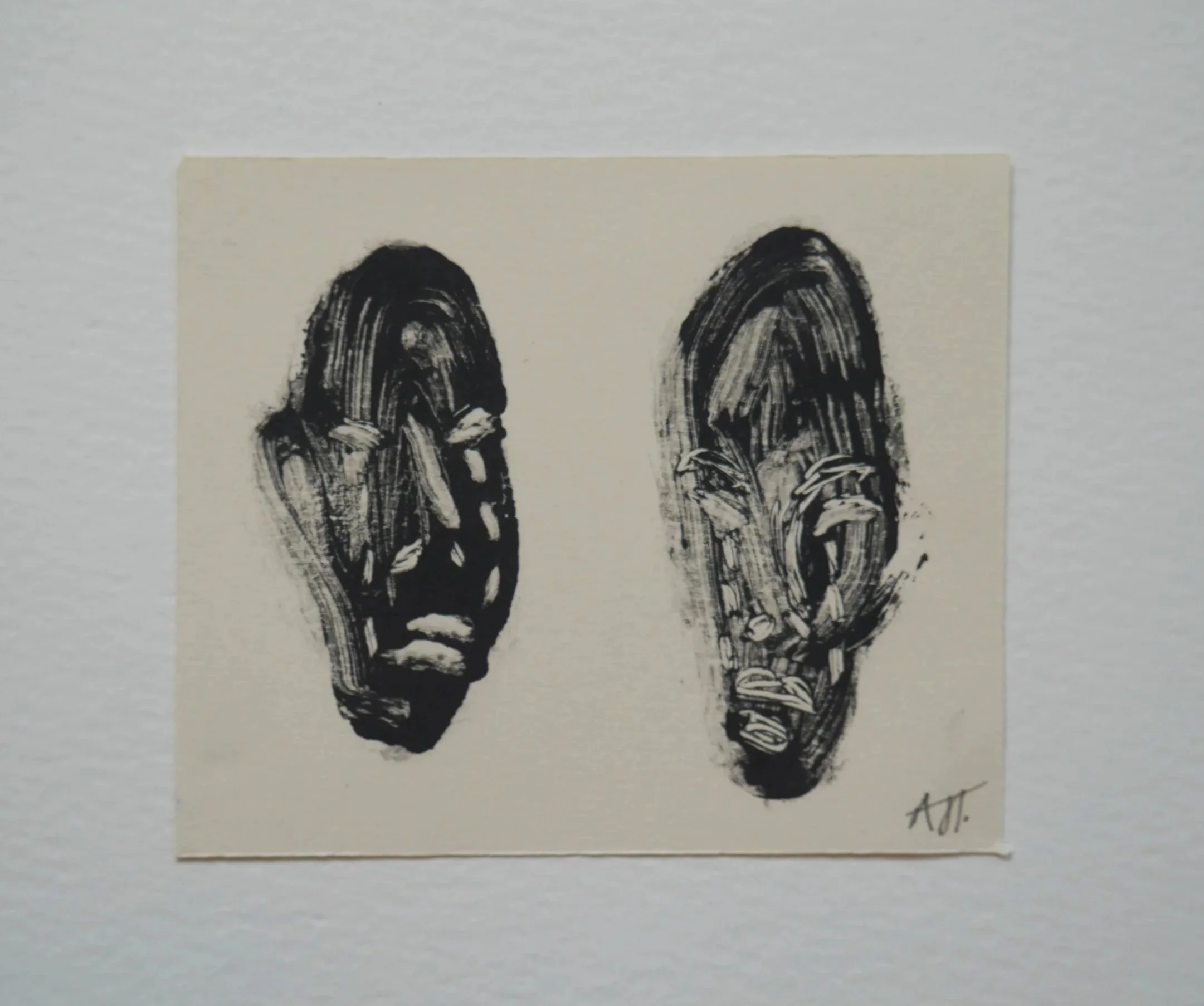 Crying - Monotype in Oil