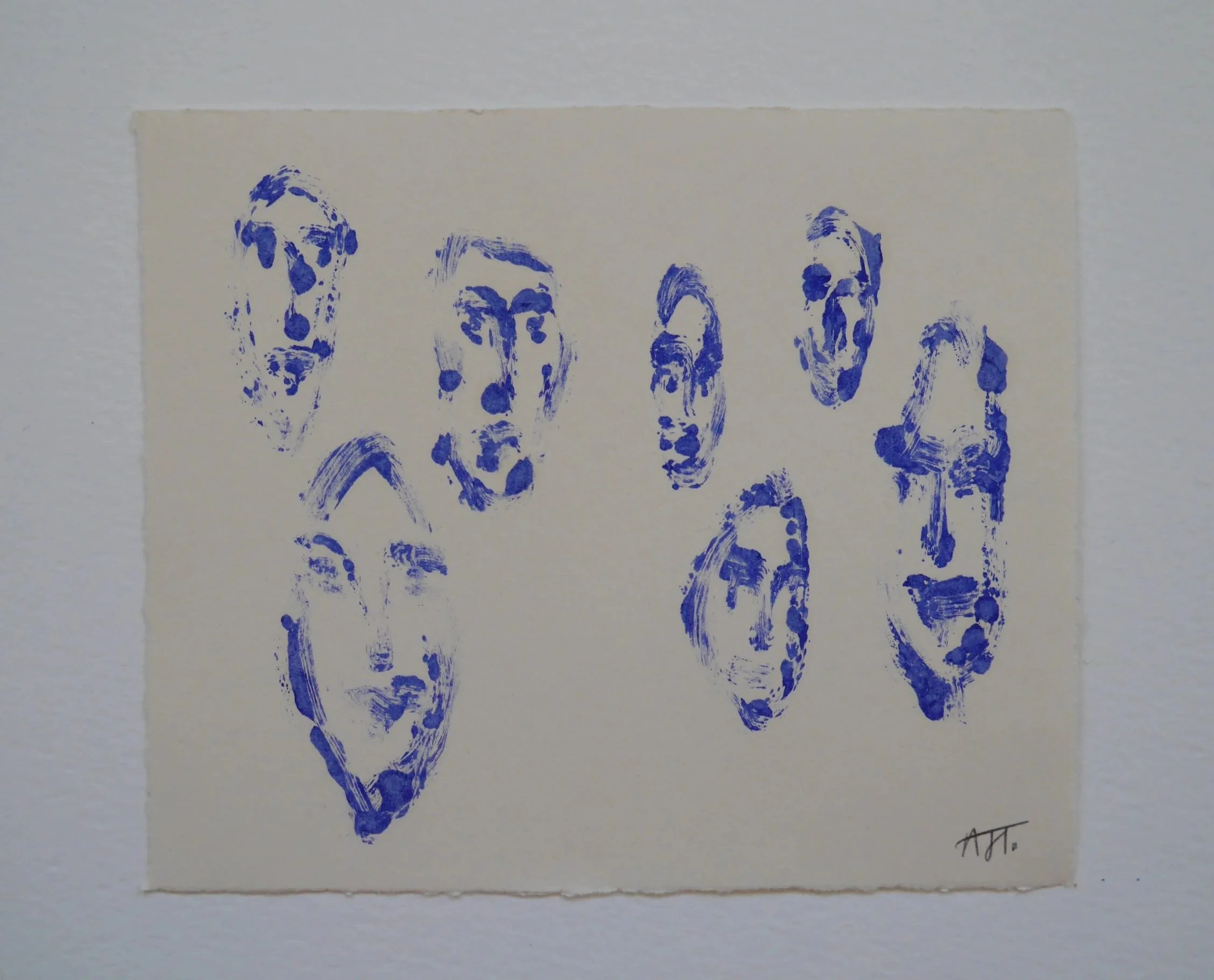 Faces - Monotype in Oil