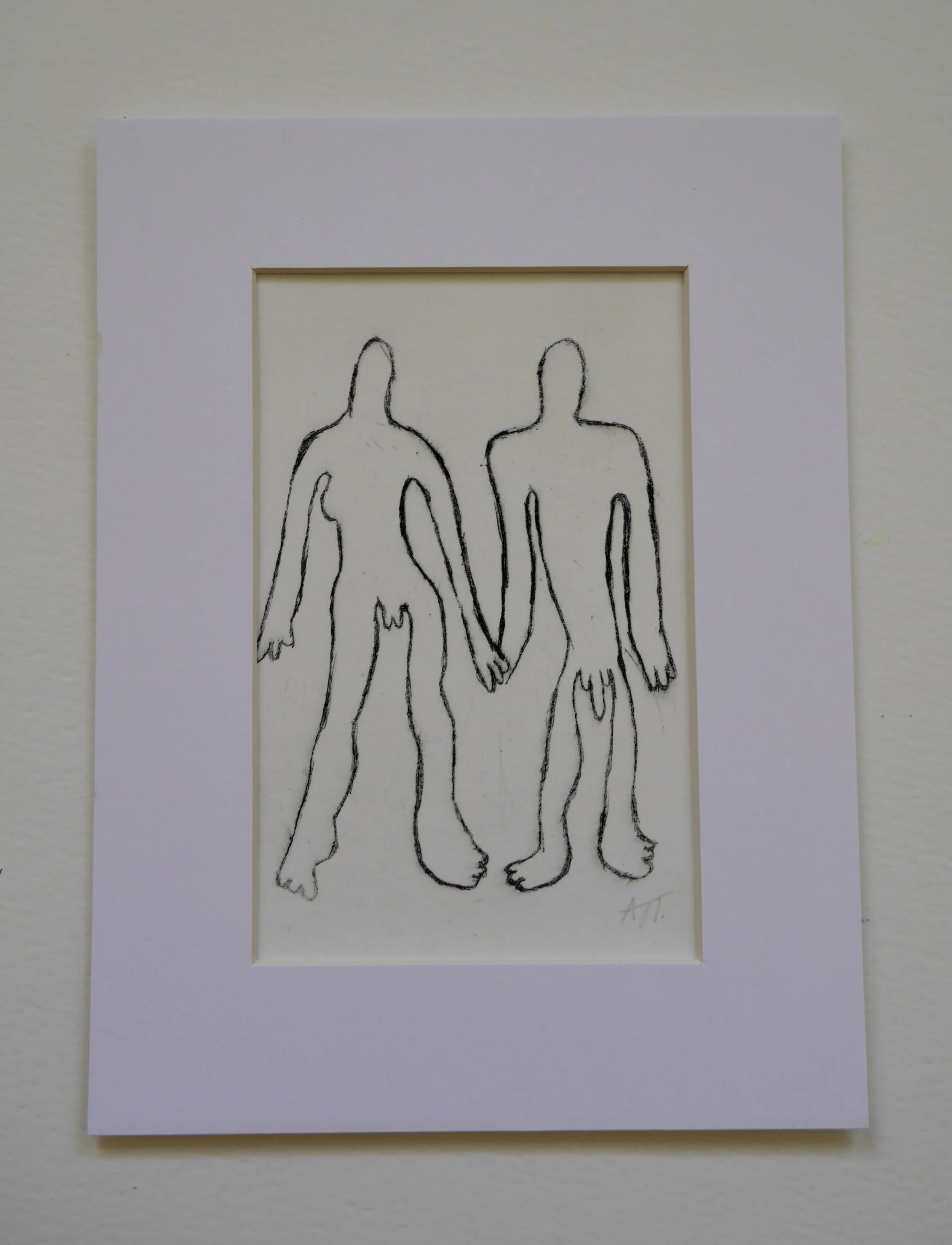 Lovers - Drypoint Etching
