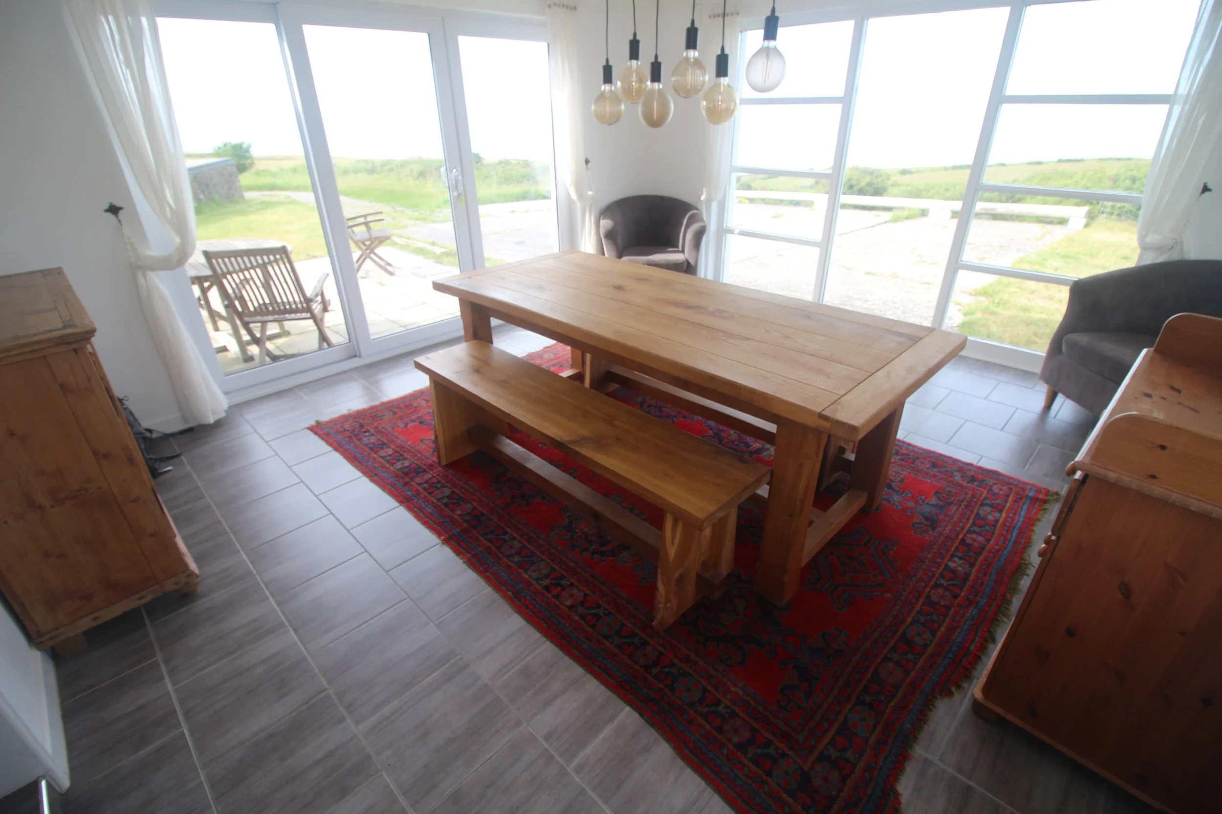 The dining room