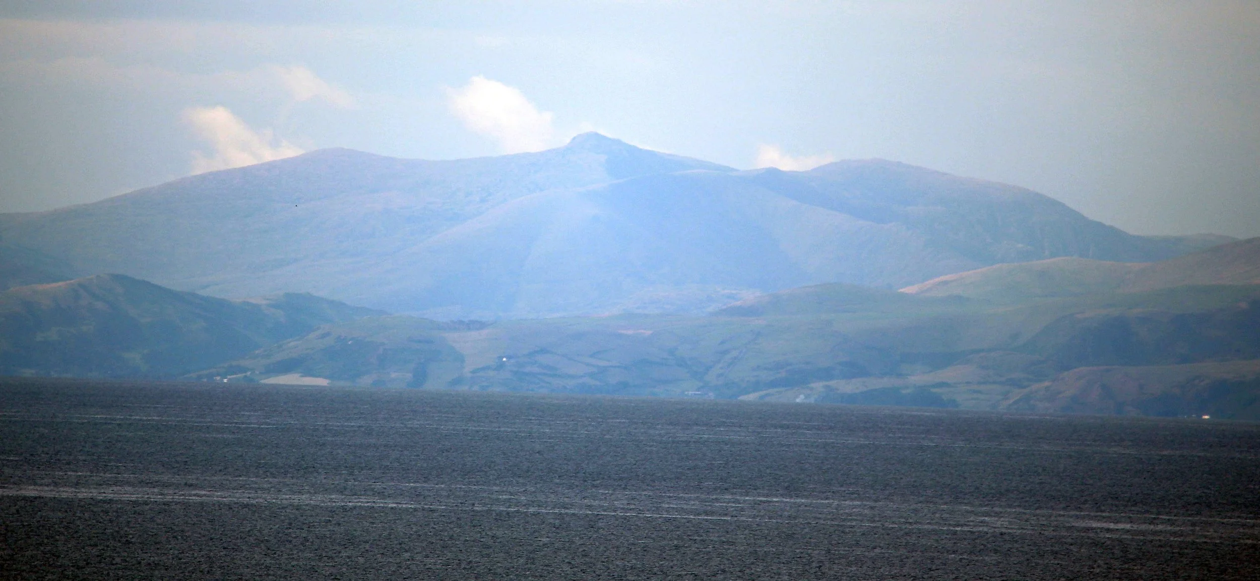 Snowdon viewed from the farm