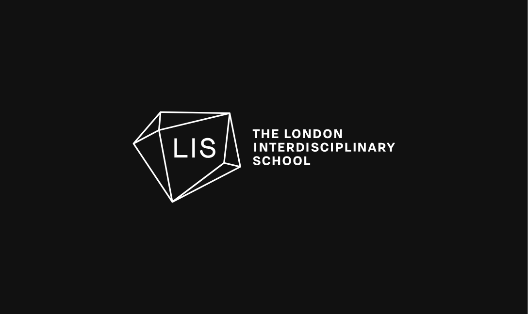 Logo of The London Interdisciplinary School with a geometric shape and the letters 'LIS' on a black background.