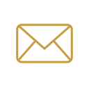 Icon of a brown envelope or mail in a simple outline style.