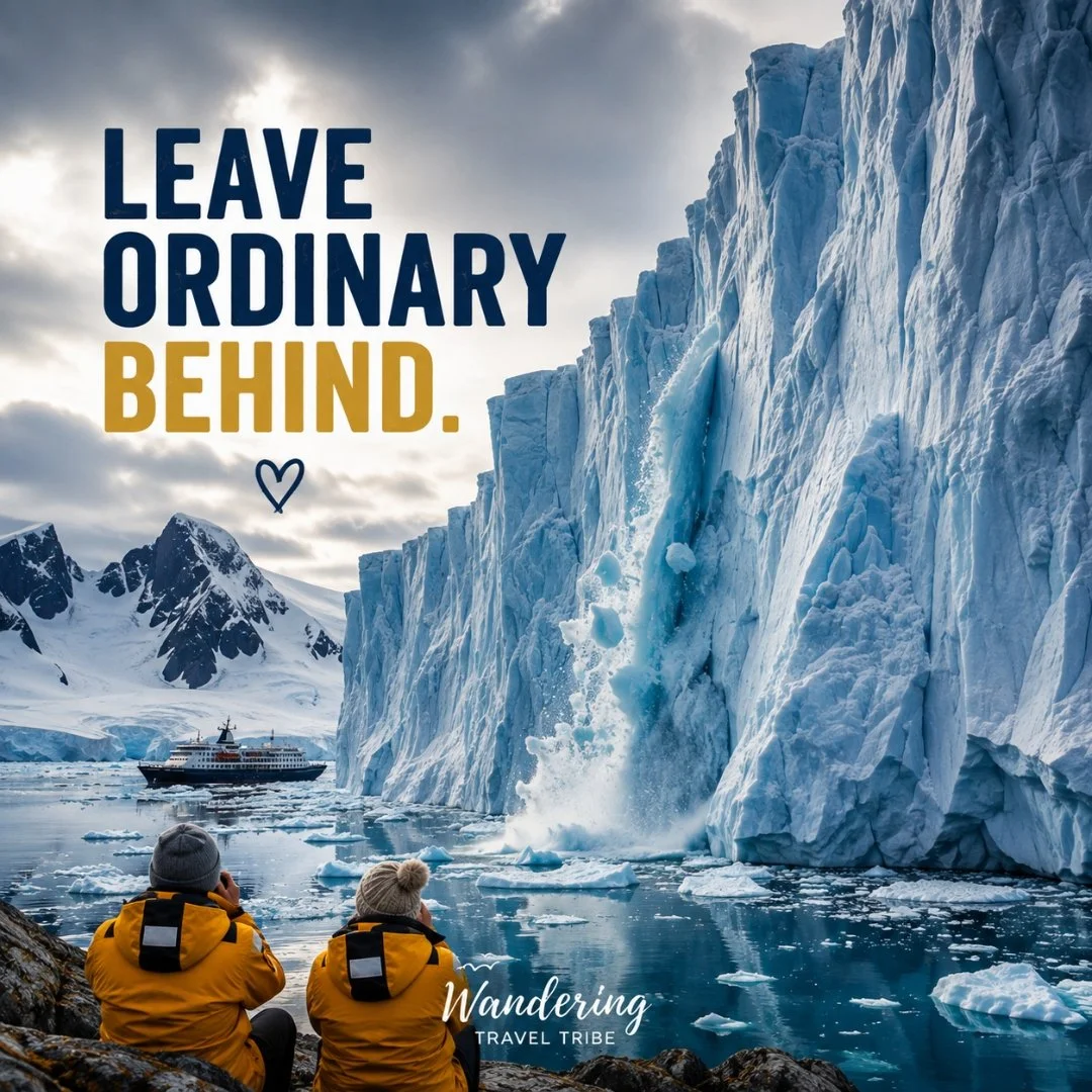 Leave the ordinary behind. Go somewhere that makes you feel small in the best possible way. 🏔️🧊

Because years from now, you probably won&rsquo;t remember the extra day at the office&hellip;

But you will remember the places you dared to see.

Tag 