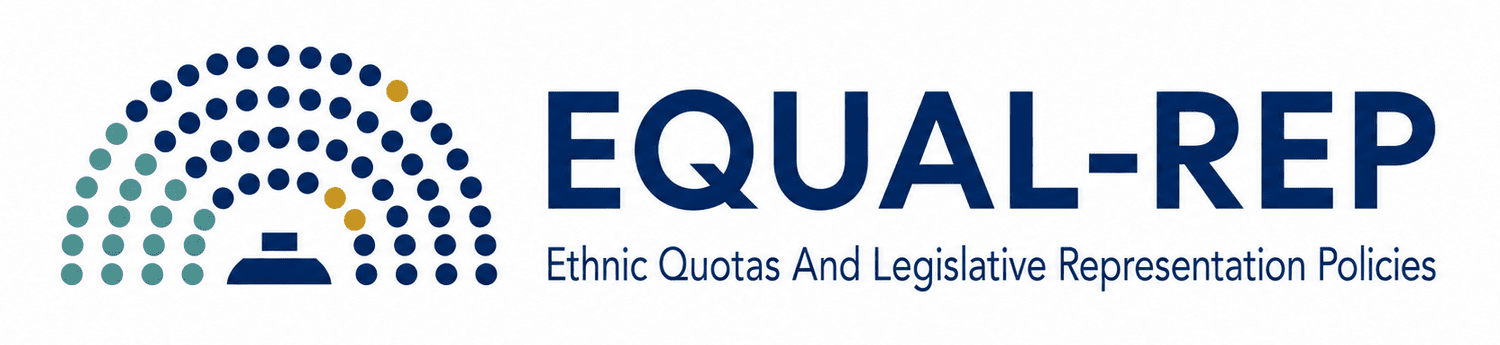 EQUAL-REP: Ethnic Quotas And Legislative Representation Policies