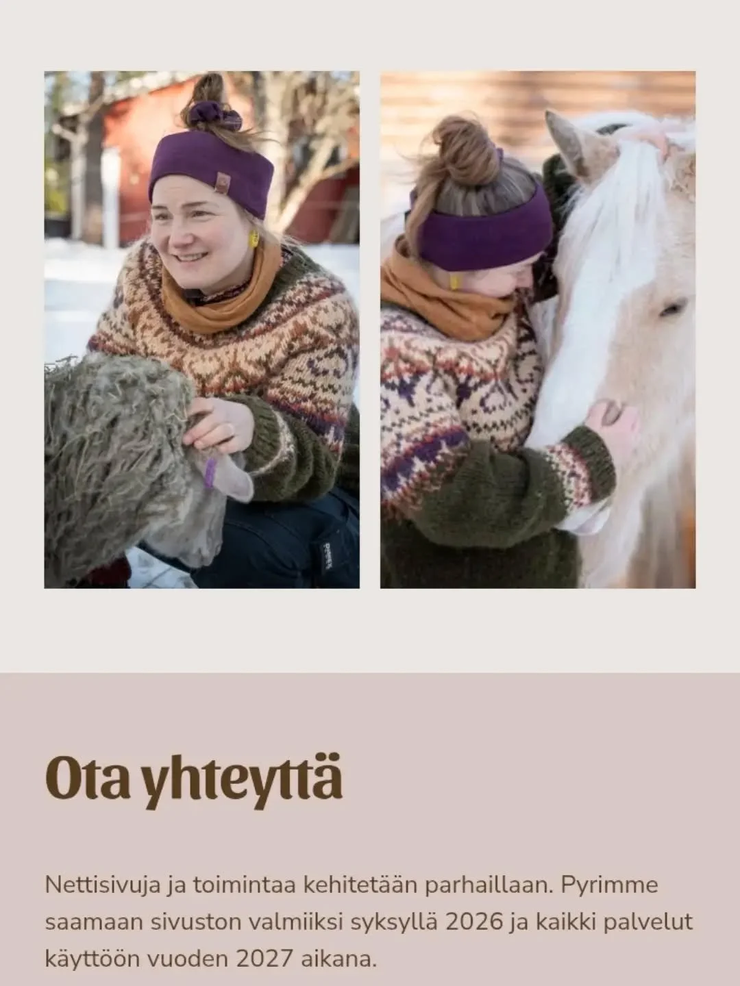 Meil&auml; on nyt viimein nettisivut, tai niiden raakile. Sivustoa kehitet&auml;&auml;n ja valikoimaan on tarkoitus saada paljon erilaista toimintaa asteittain, ensimm&auml;isen&auml; majoitushommelit ja tilavierailut. Ollaan my&ouml;s avoimia erilai