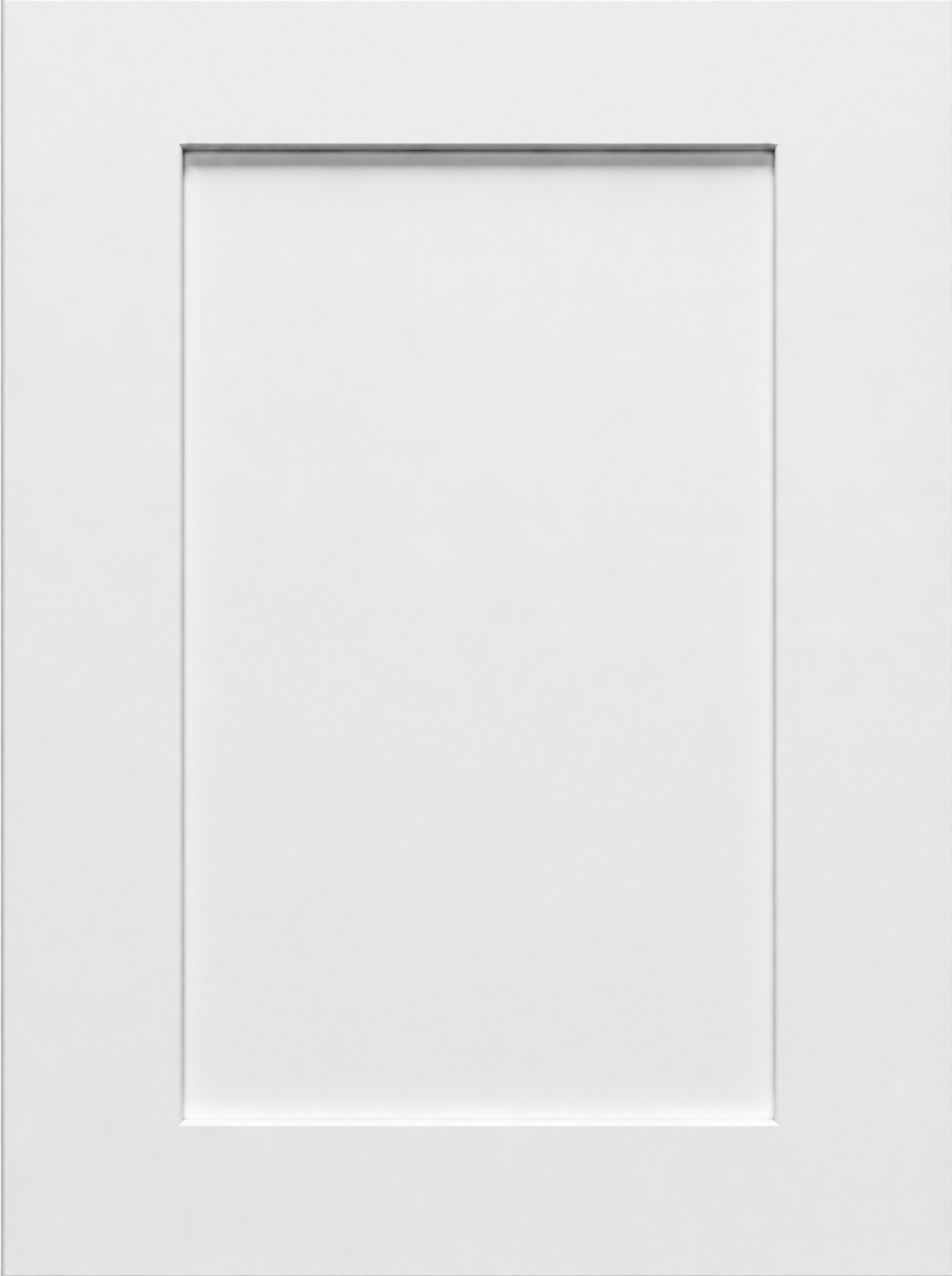 A plain white door with a recessed center panel and no visible hardware.