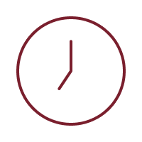 Horloge analogique indiquant 3 heures