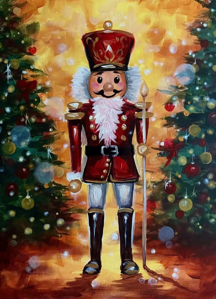 Nutcracker - Paint and Sip Brush Party