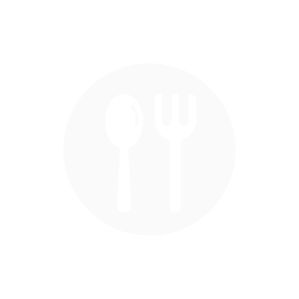 Icon of a spoon and a fork inside a circle with a black background, indicating a dining or restaurant area.