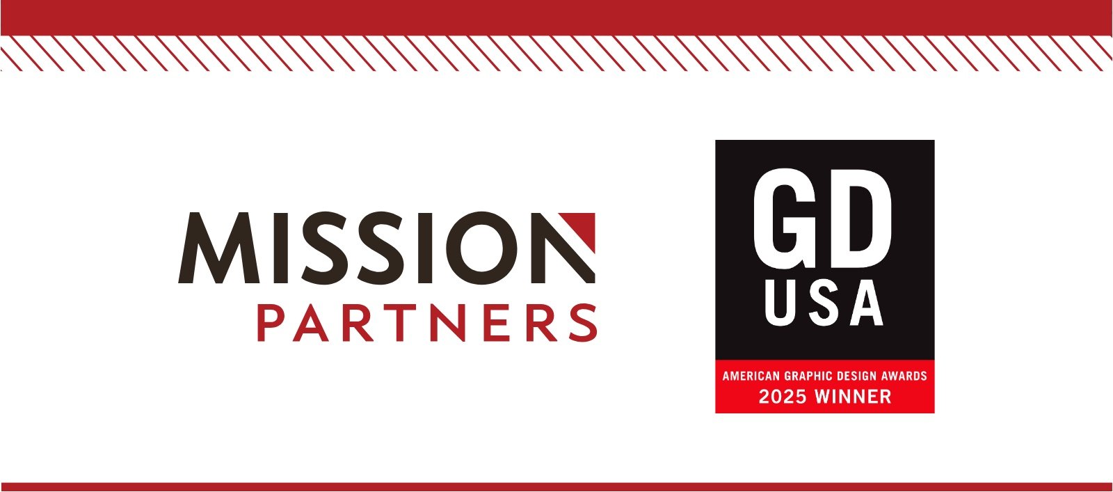 Mission Partners Wins Three Awards for the 62nd GDUSA Design Awards Showcase