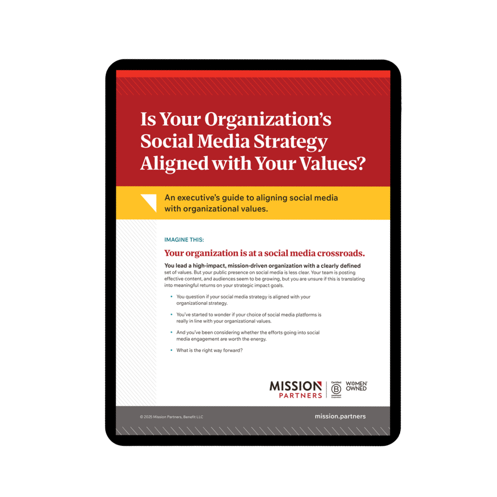Is Your Organization’s Social Media Strategy Aligned with Your Values?