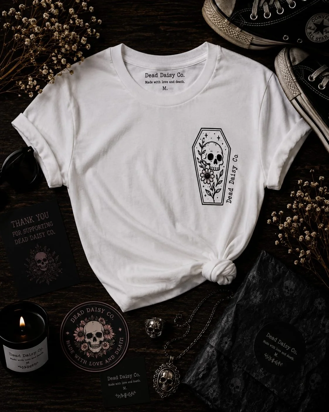 Coffin Tee (White)