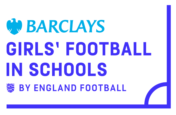 Barclays Girls' Football in Schools logo partnering with North Oxfordshire SSP