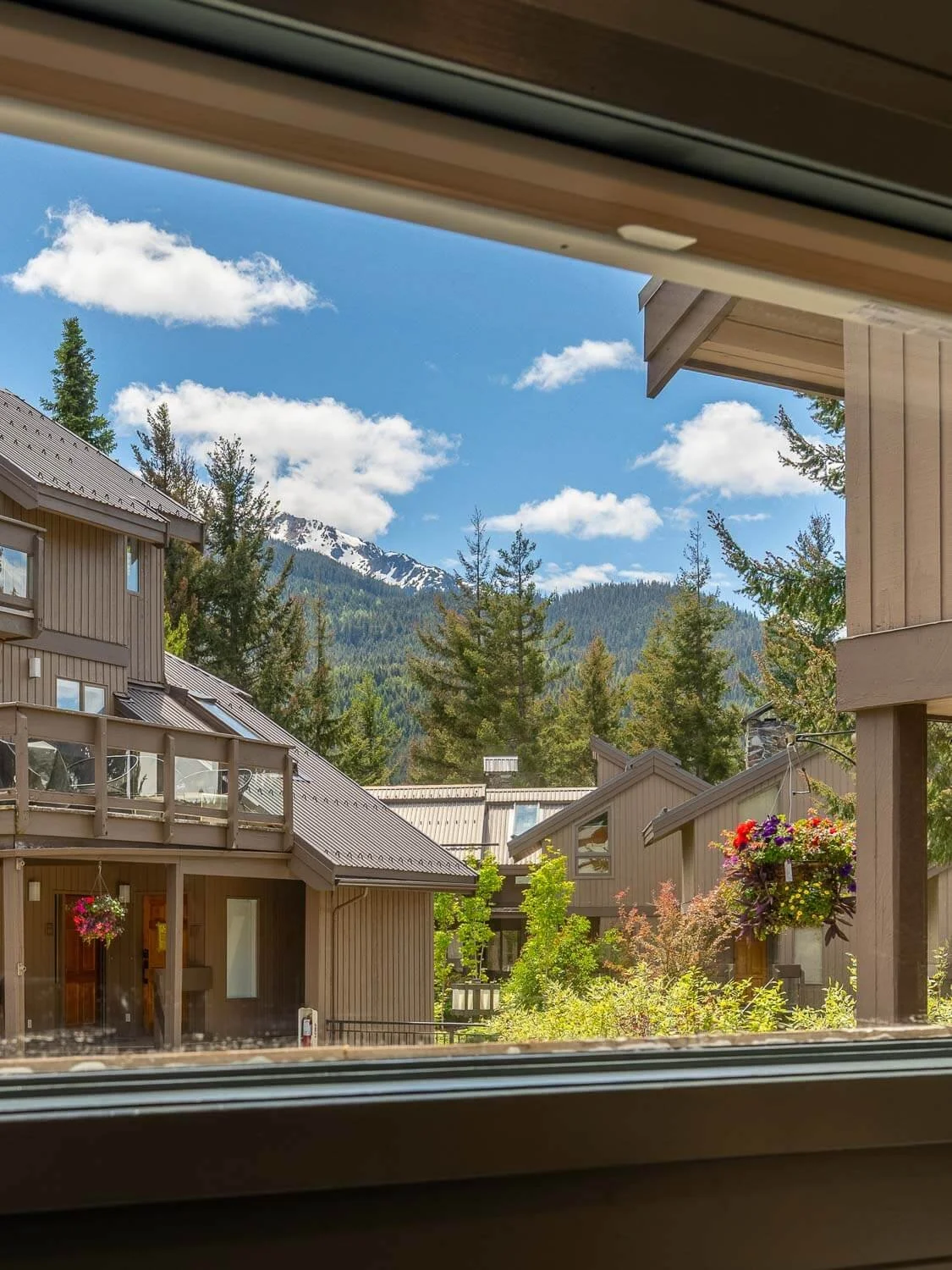 Enjoy views of Whistler as soon as you walk in the front door