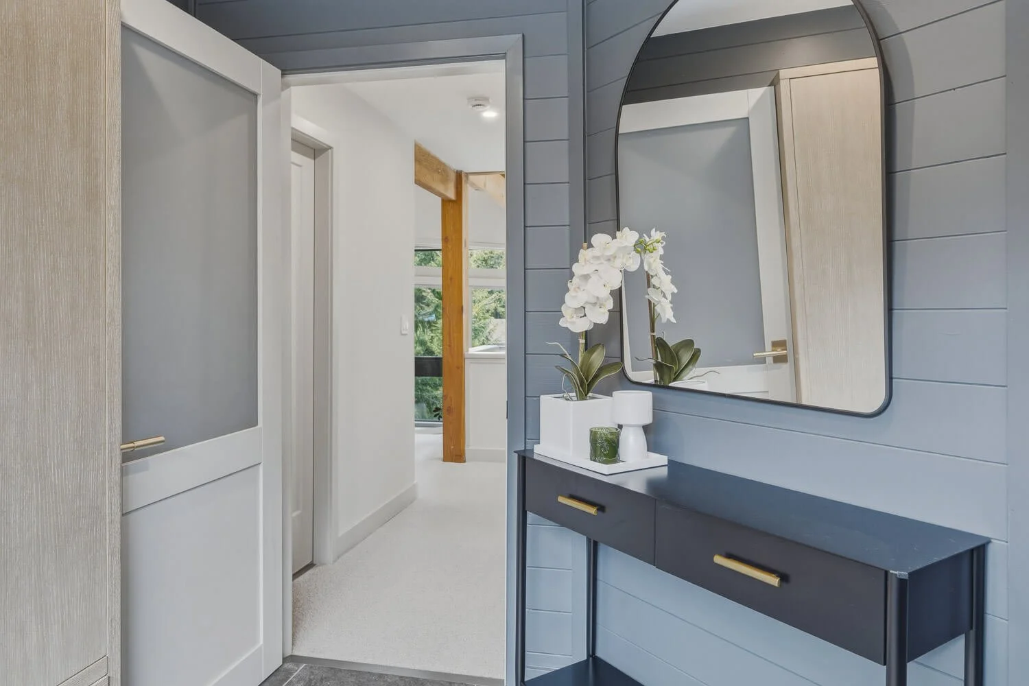 New upgraded interior doors with Emtek hardware