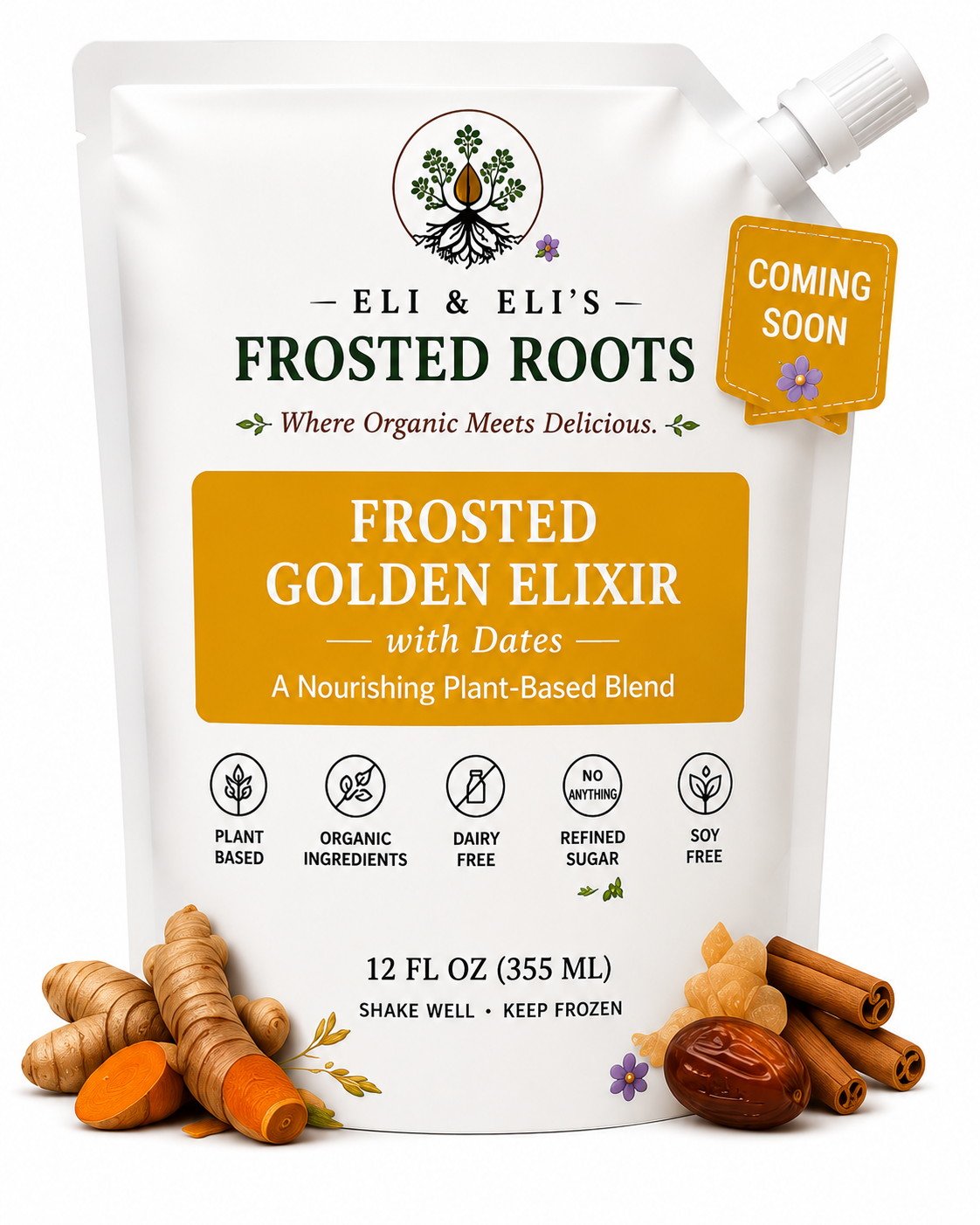 Sunshine in every sip: Frosted Golden Elixir