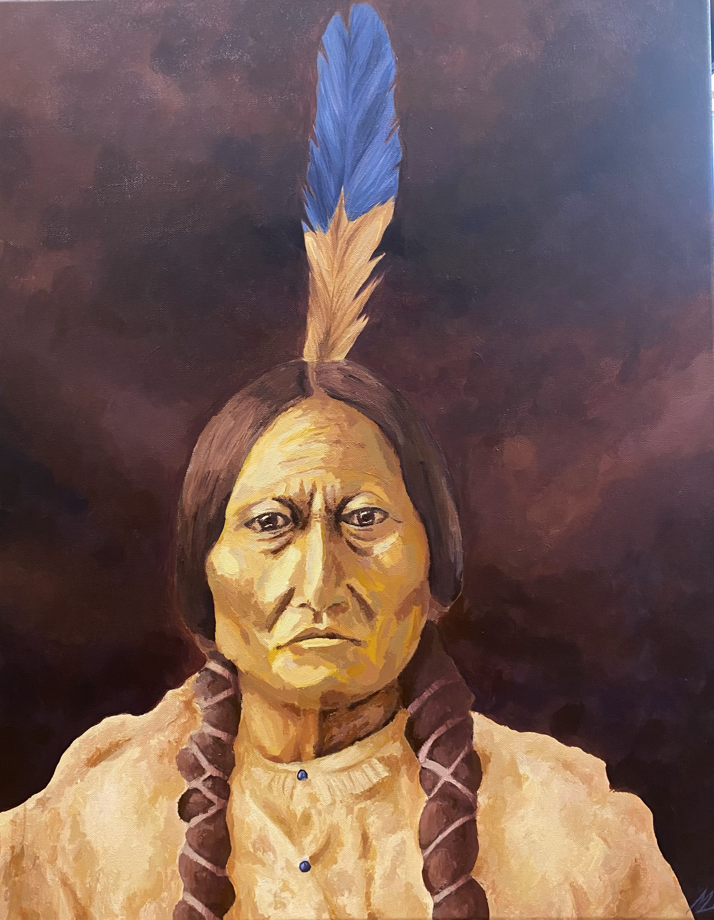Sitting Bull (Acrylic, 2021)