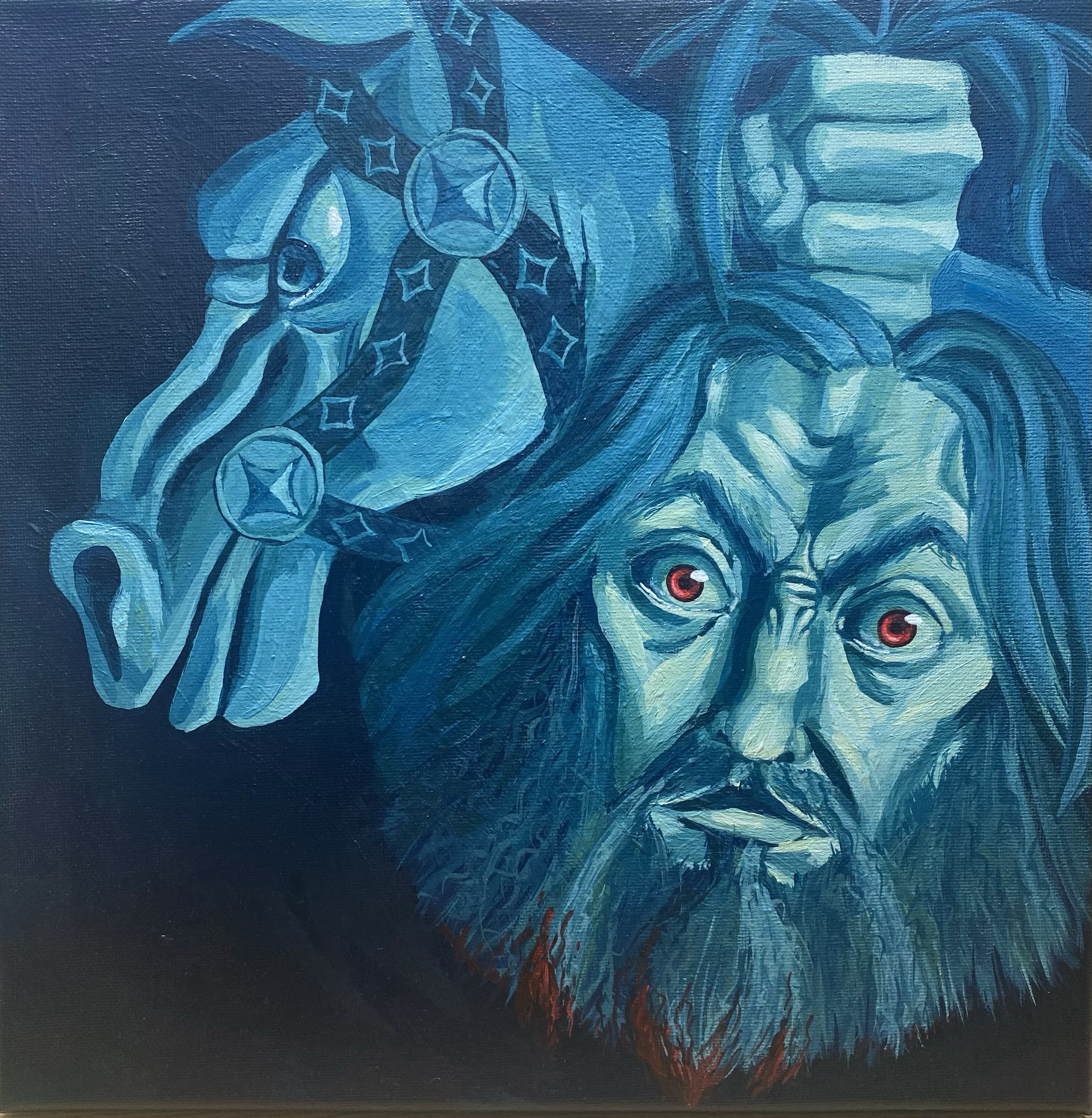 The Green Knight (Acrylic, 2023)