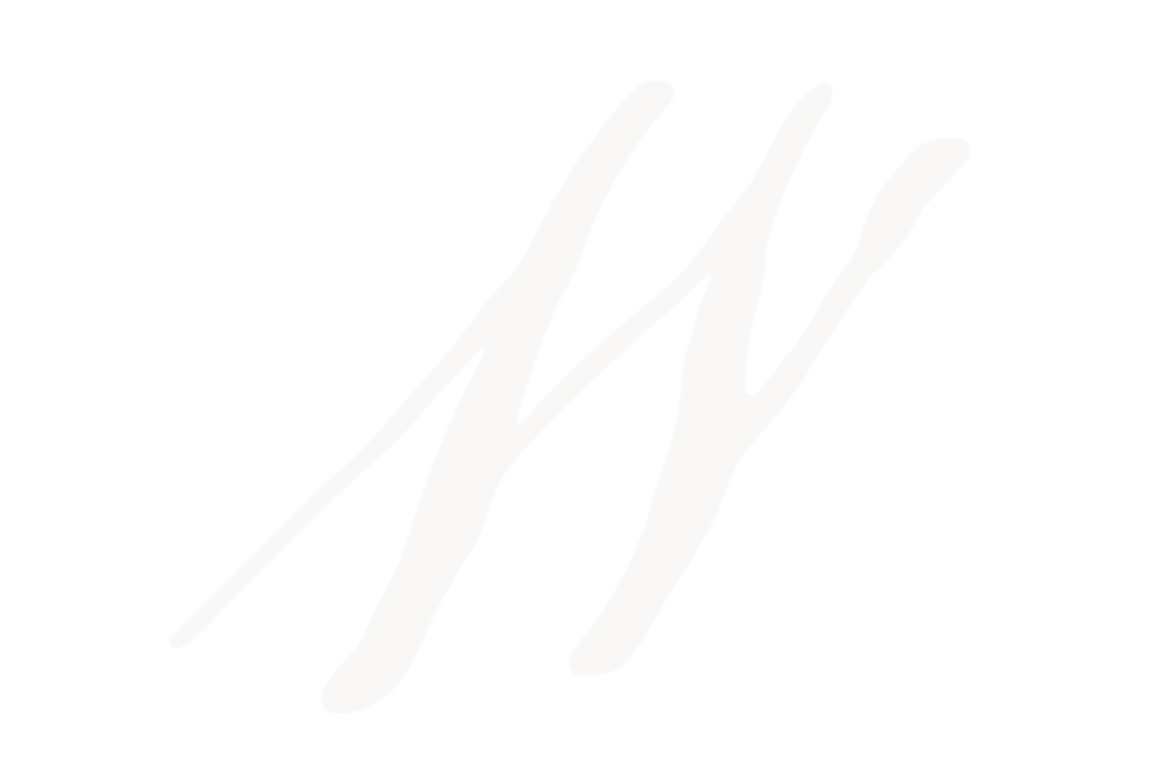 Stylized beige letter W
