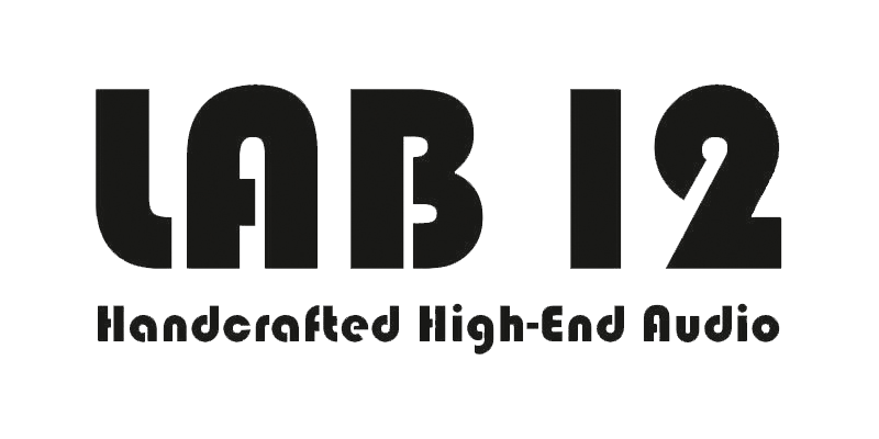 Logo Lab12 - marchio greco di apparecchi audio ad alta fedeltà distribuiti da Audiovision Modena