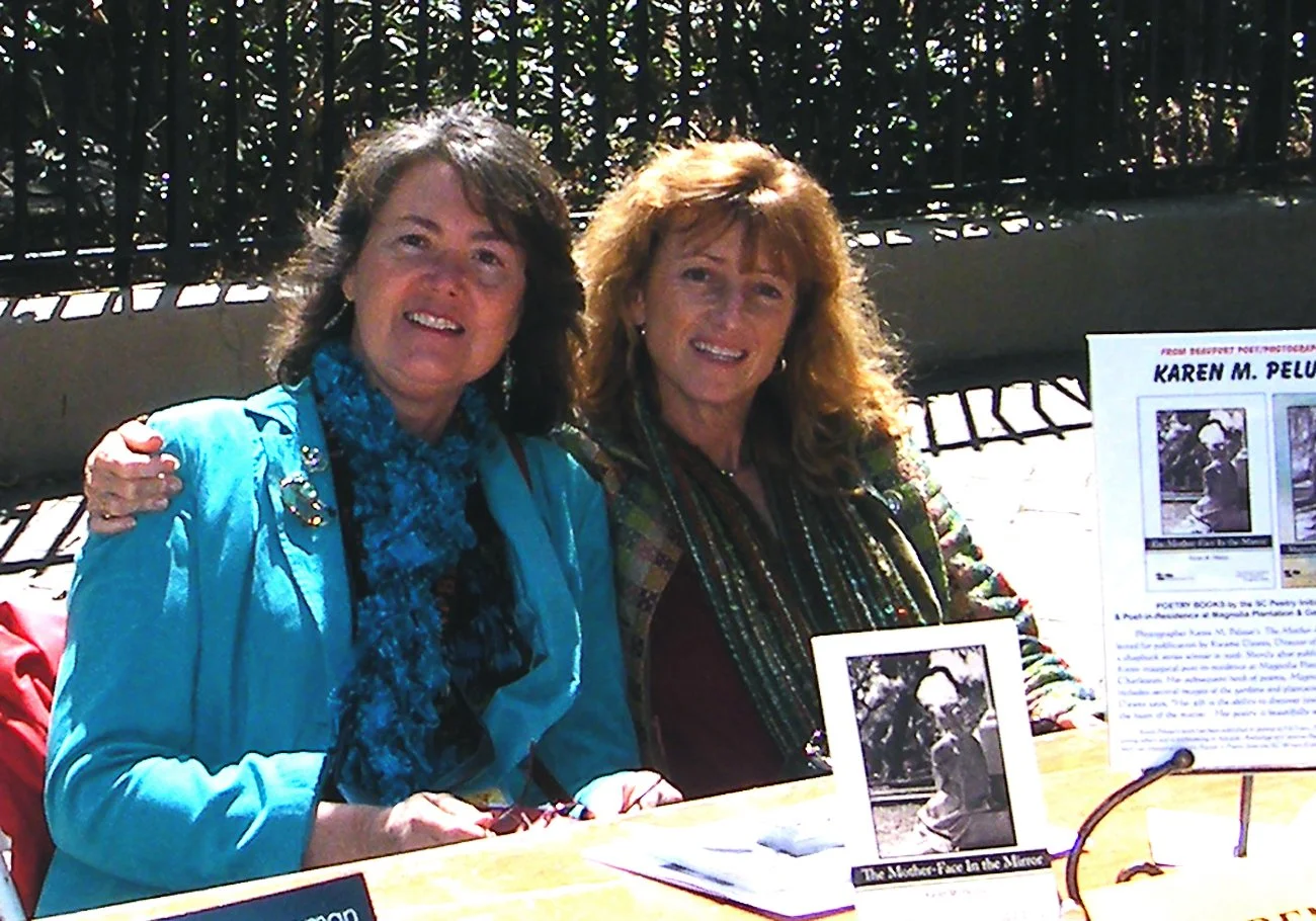Karen M. Peluso with Marjory Wentworth, Former Poet Laureate of SC, College of Charleston Book-Signing