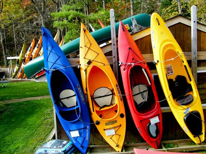 Simply Color-"Primary Color" Kayaks.  Blue. Yellow. Red. Gravelly Run. Hamilton Township, NJ.
