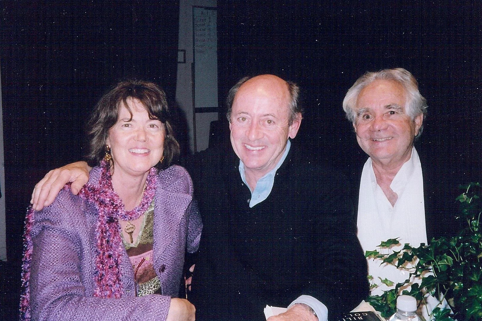 Former U.S. Poet Laureate Billy Collins with Karen M. Peluso and Clinton B. Campbell