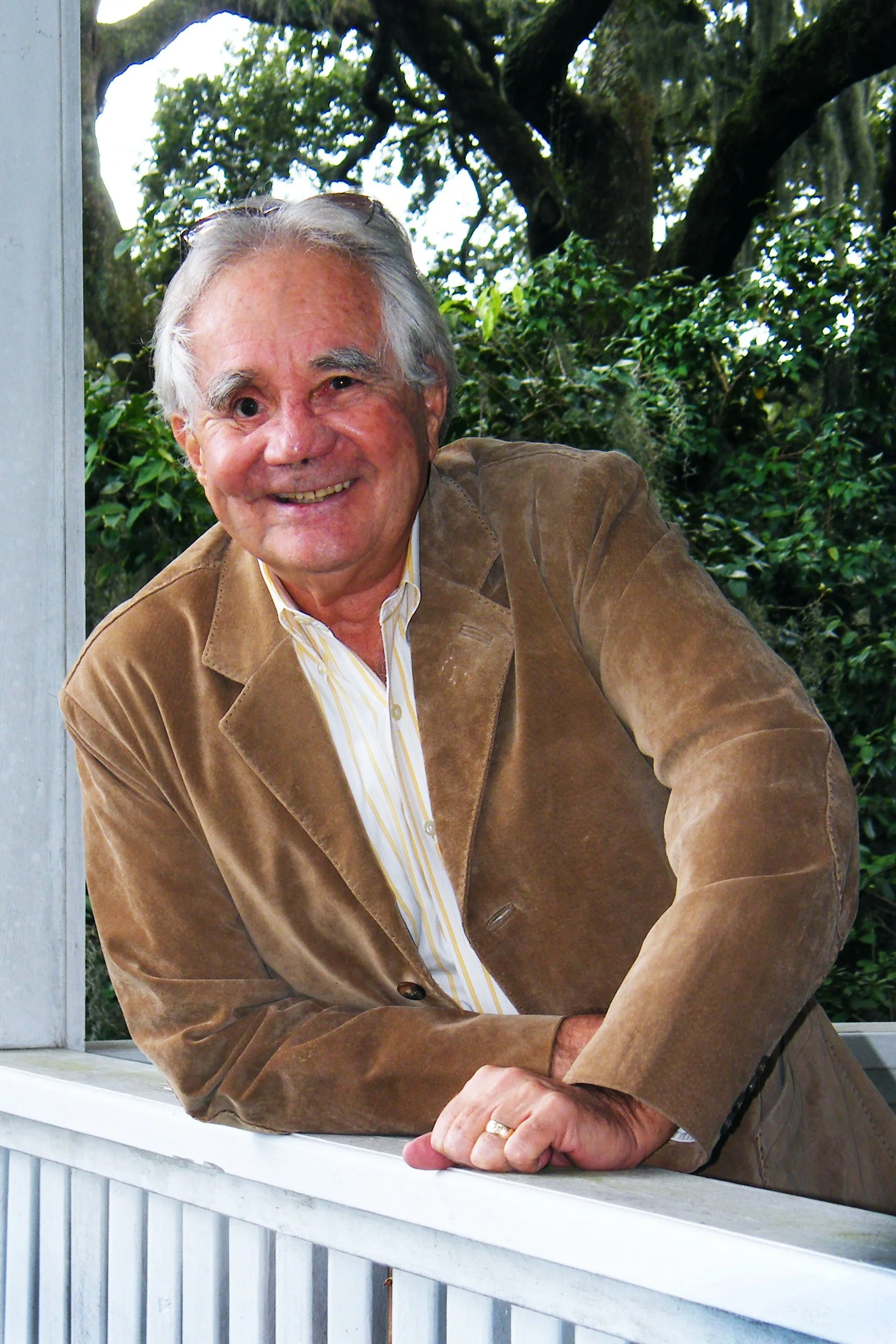 Clinton B. Campbell 1935-2016- He called this his "Pat Conroy pose."
