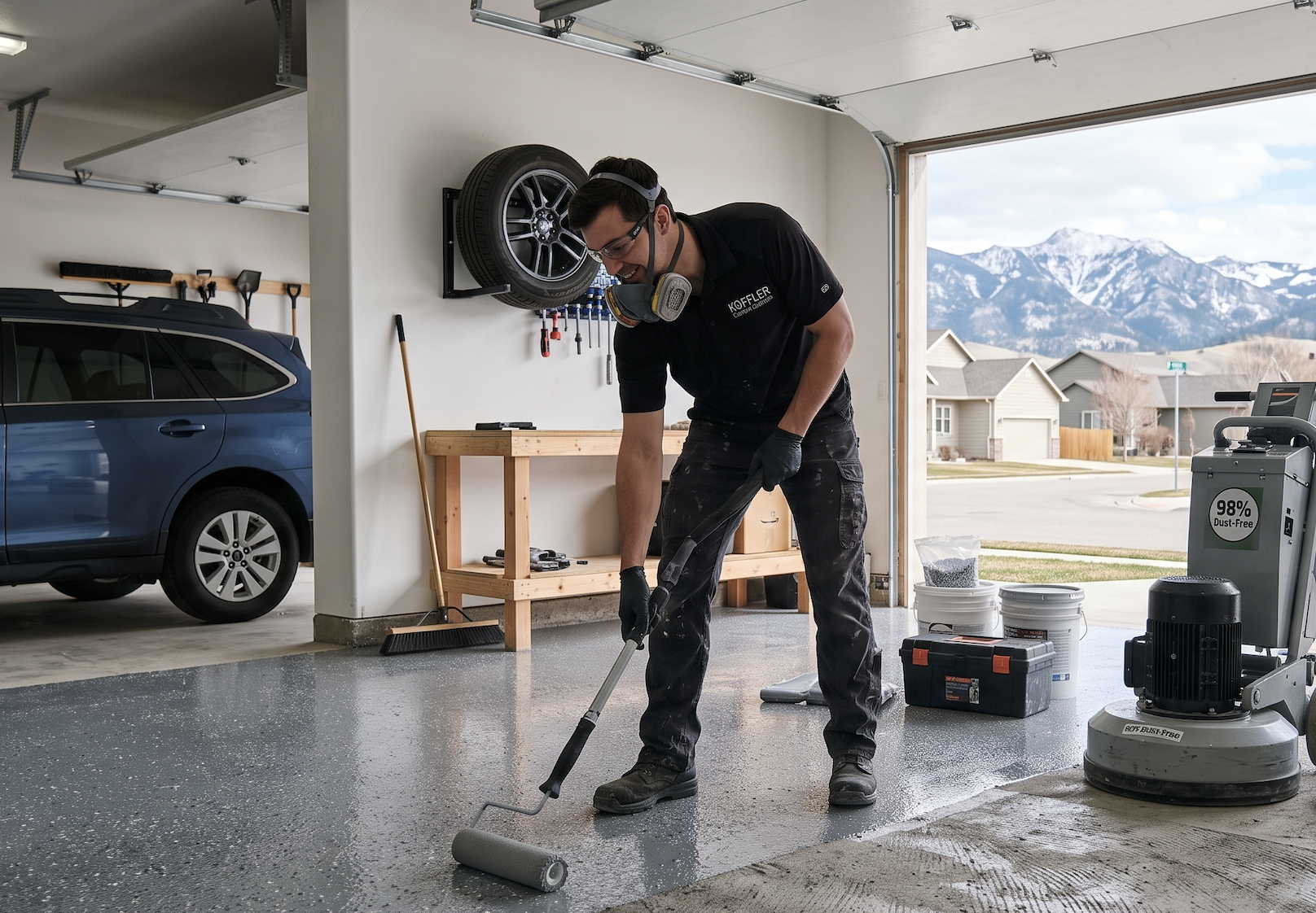 Polyurea vs. Epoxy: Why Montana Garage Floors Peel (And How to Fix Yours)