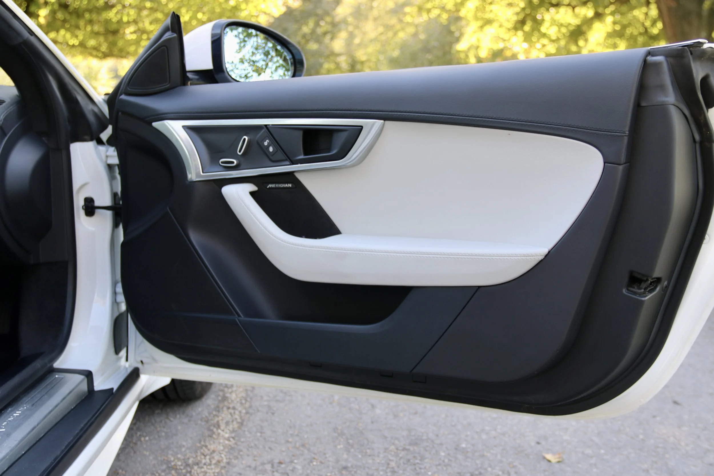 2017 Jaguar F Type I4 R-Dynamic Coupe drivers door.JPG