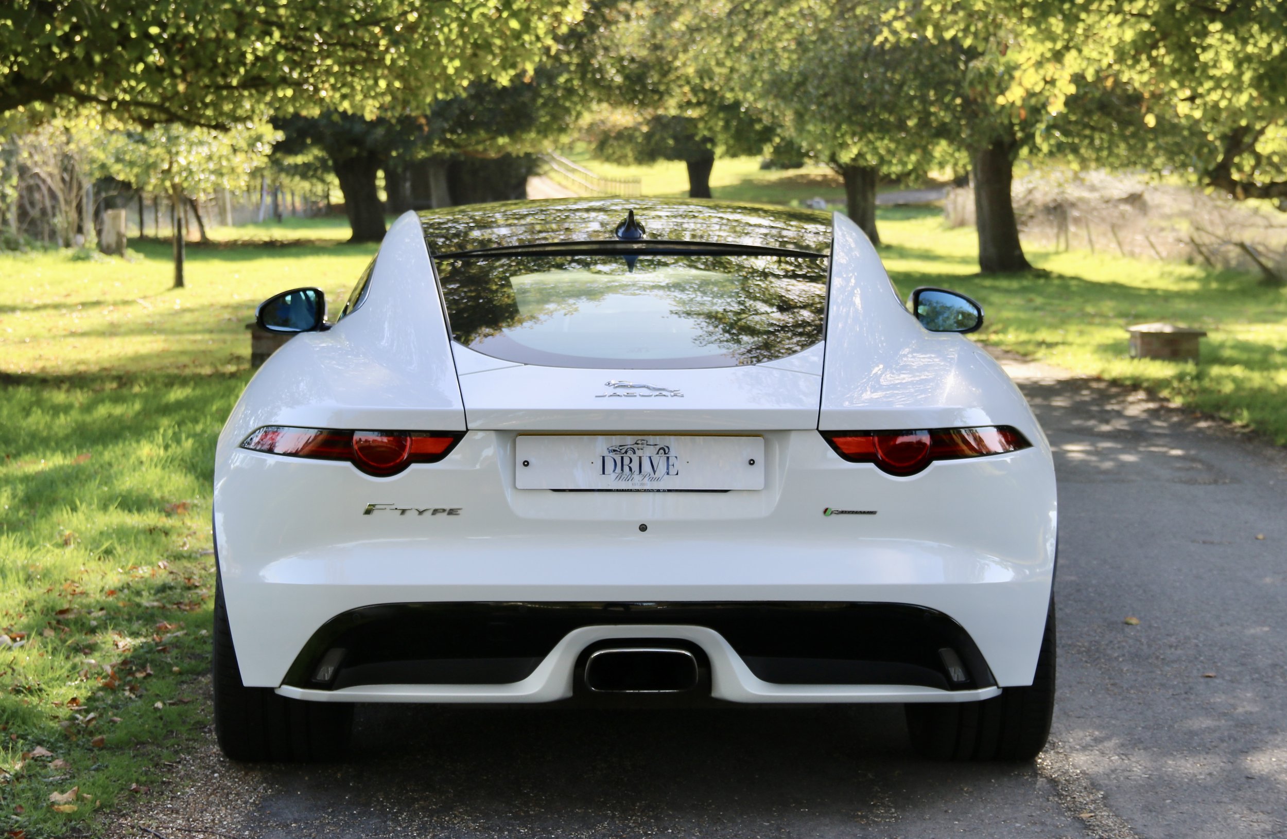 2017 Jaguar F Type I4 R-Dynamic Coupe rear .JPG