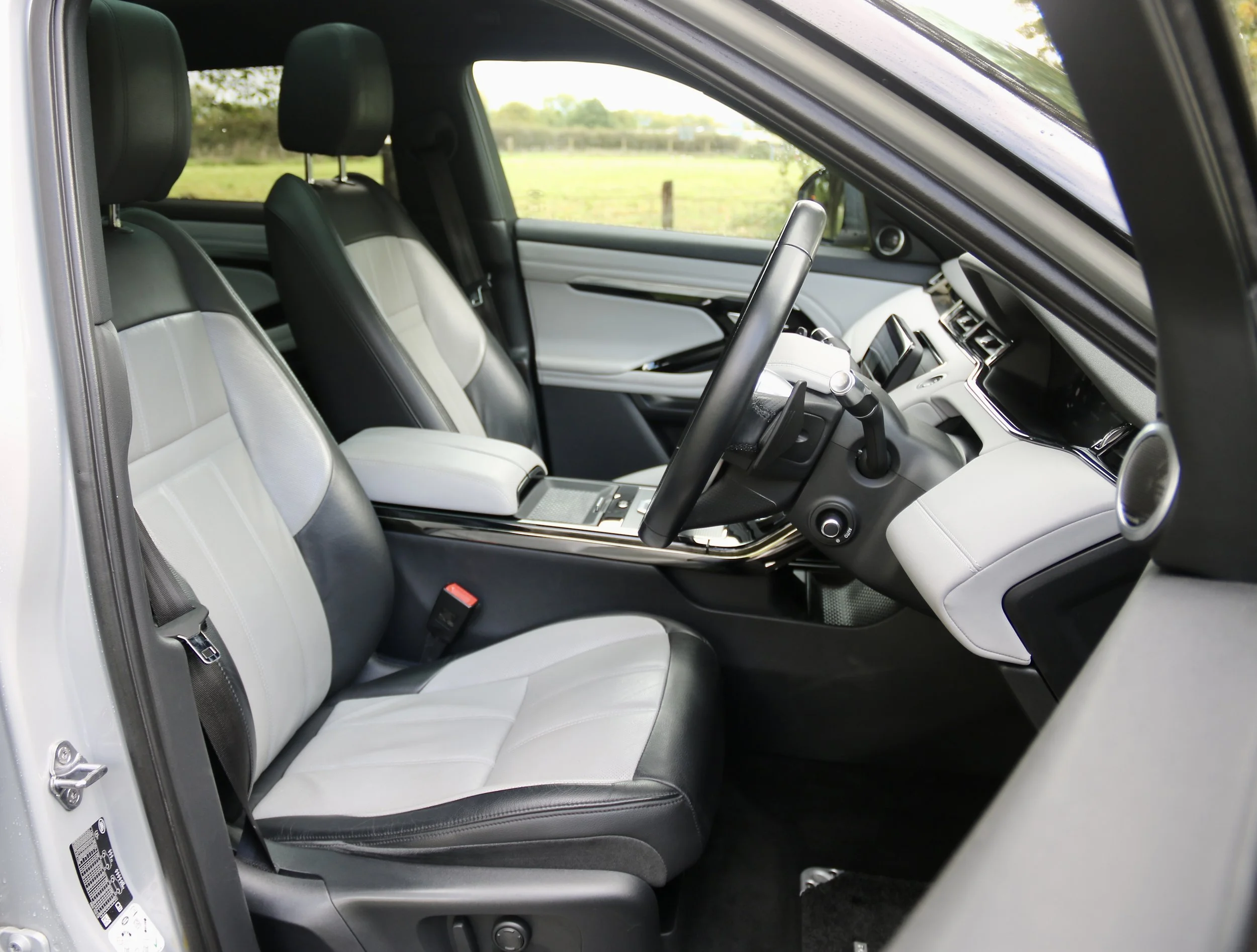 2019 Range Rover Evoque P250 First Edition interior drivers side.JPG