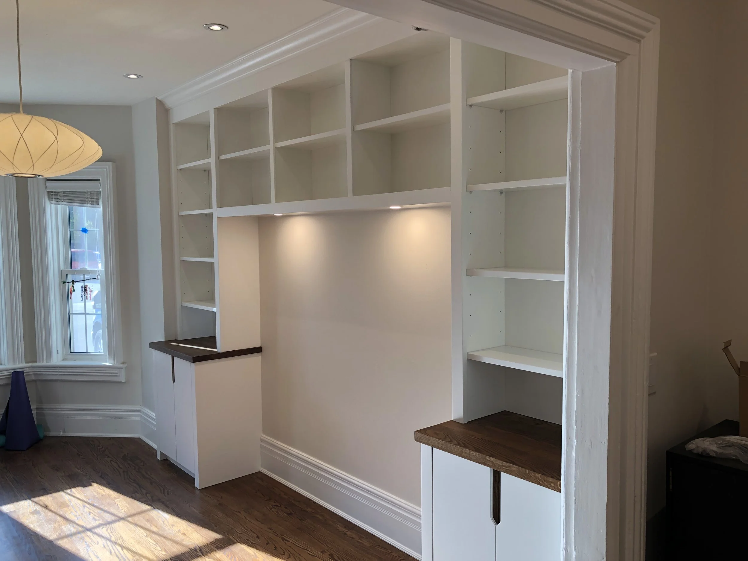 Junction Triangle // Living Room Cabinetry
