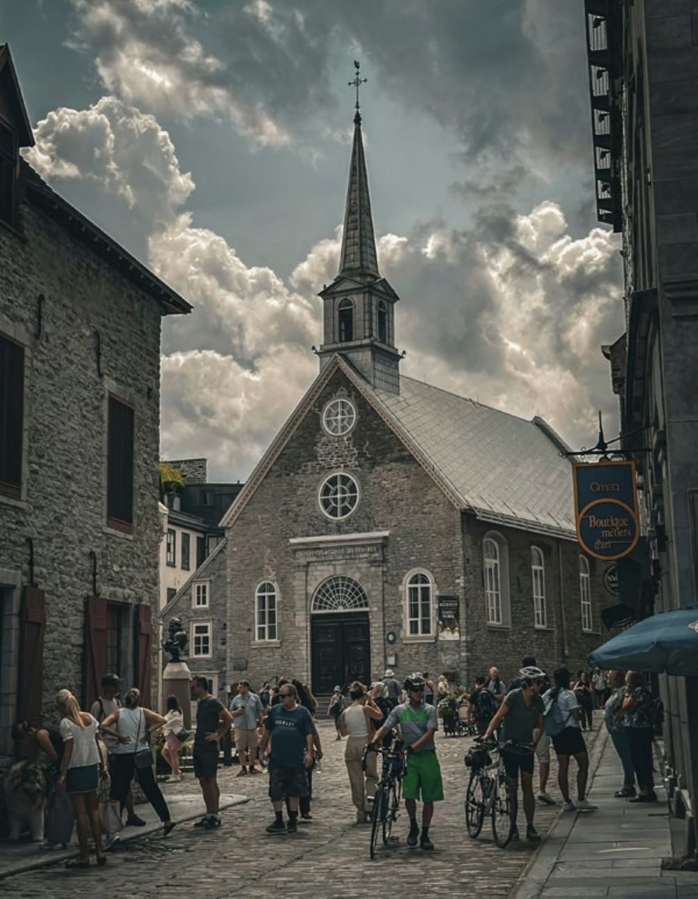 old church in an old part of town