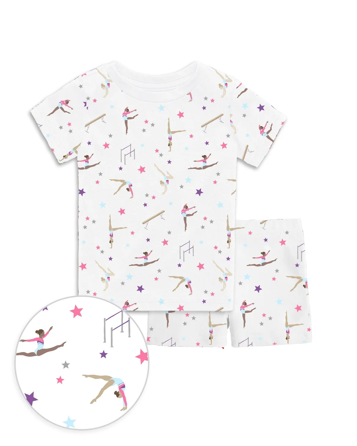 Short Sleeve Gymnastics Pajamas