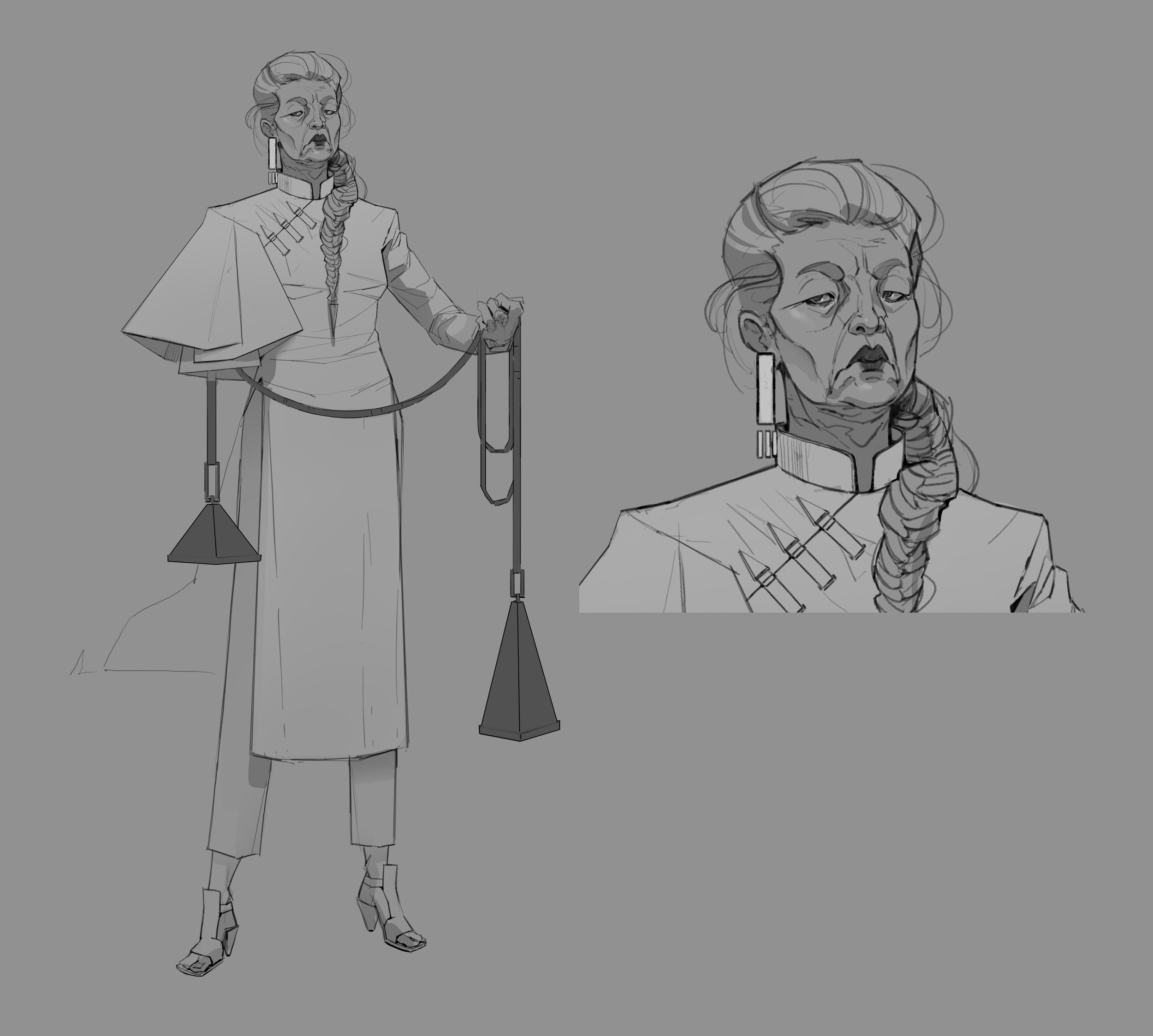	
the tower - Jinfeng Character exploration for Sifu by Servane Altermatt