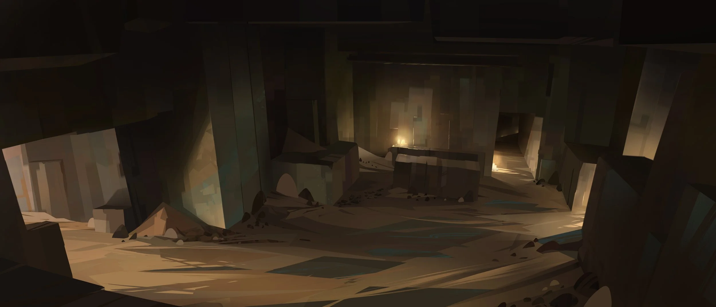 the tower - Sifu video game environment concept art by Servane Altermatt