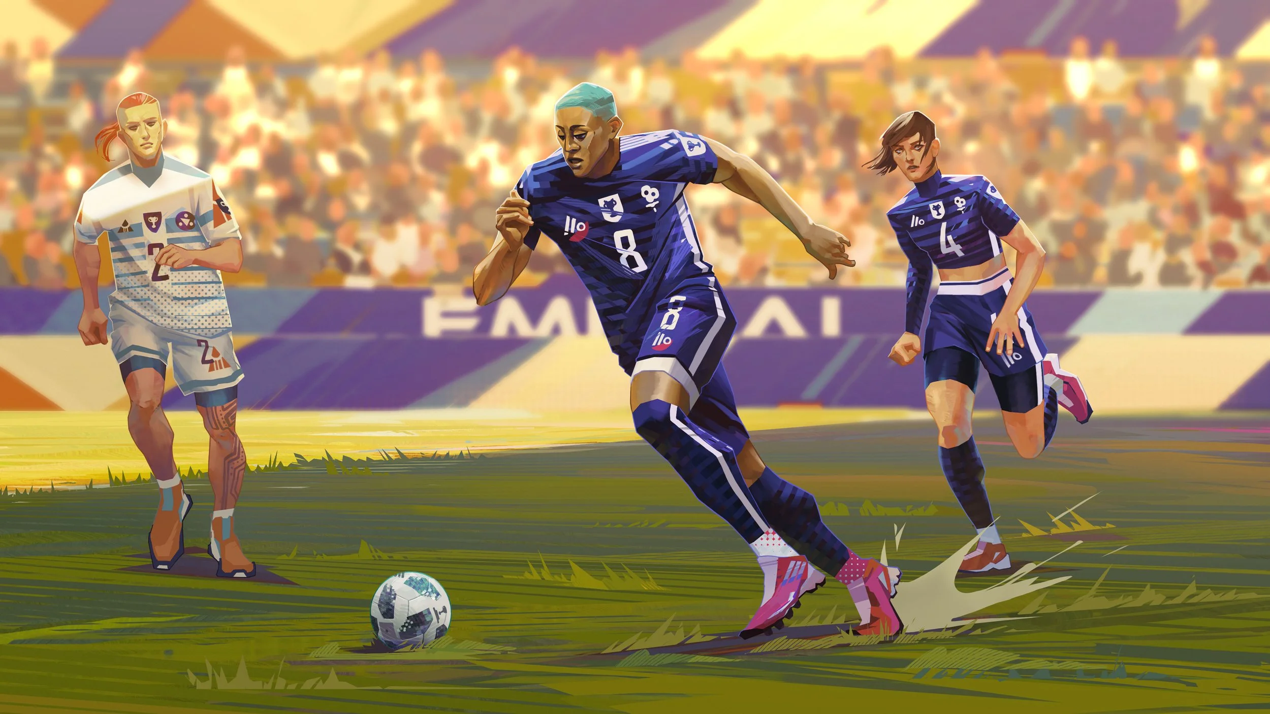 Art direction and visual development for Rematch video game by Servane Altermatt