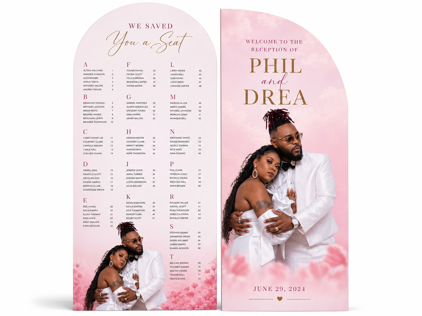2-Piece Wedding Display (PVC)
