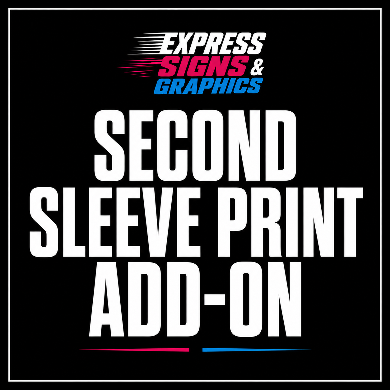 Second Sleeve Print Add-On