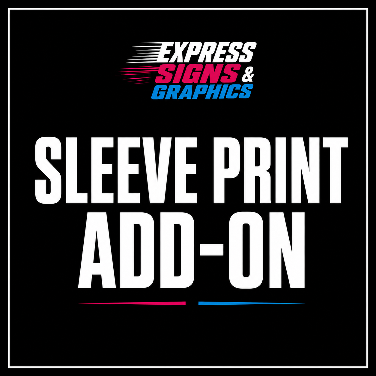 Sleeve Print Add-On