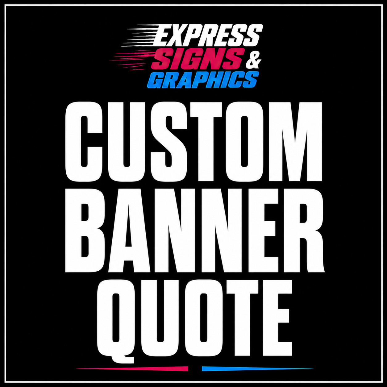 Custom Banner Quote