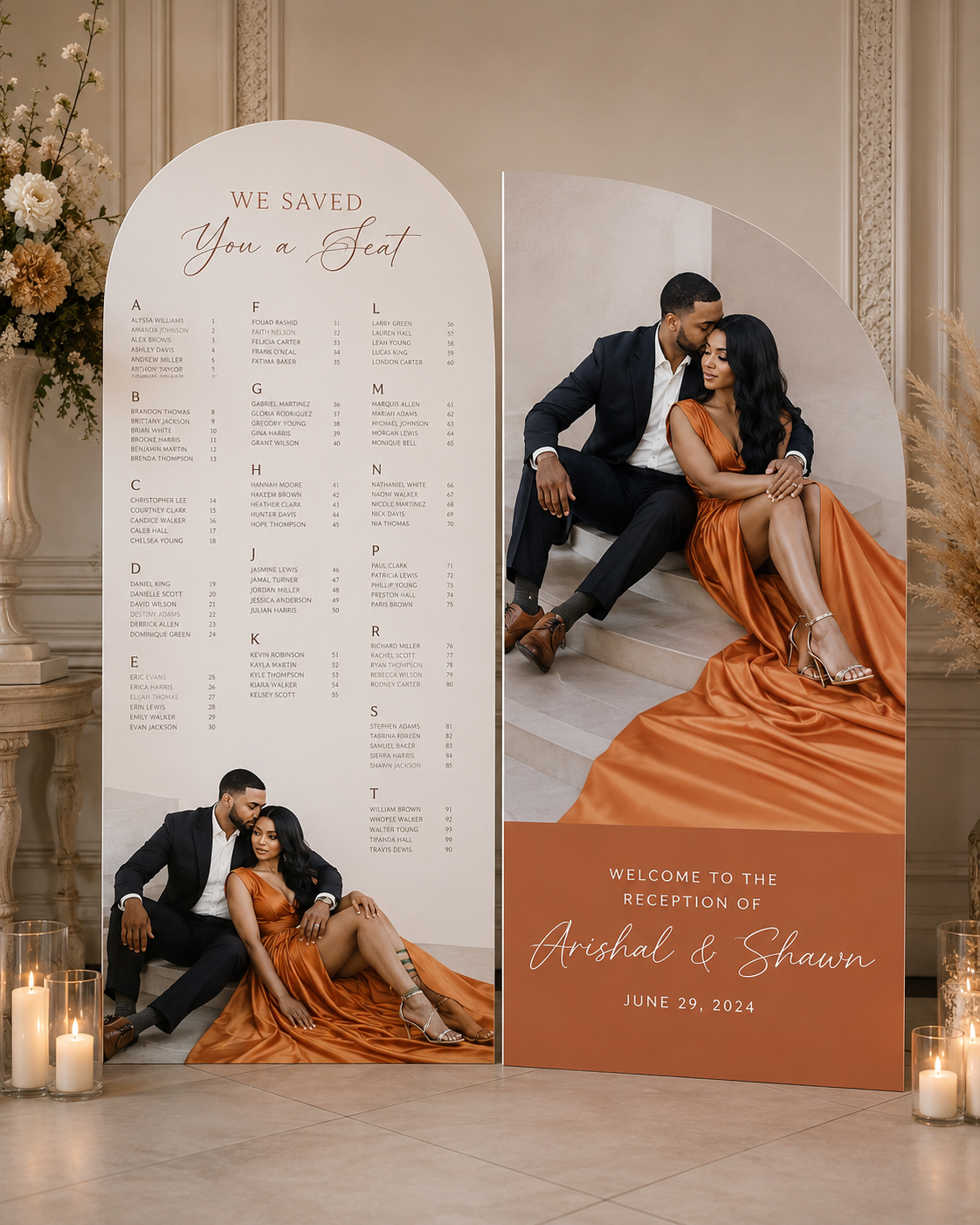 2-Piece Wedding Display (Acrylic)