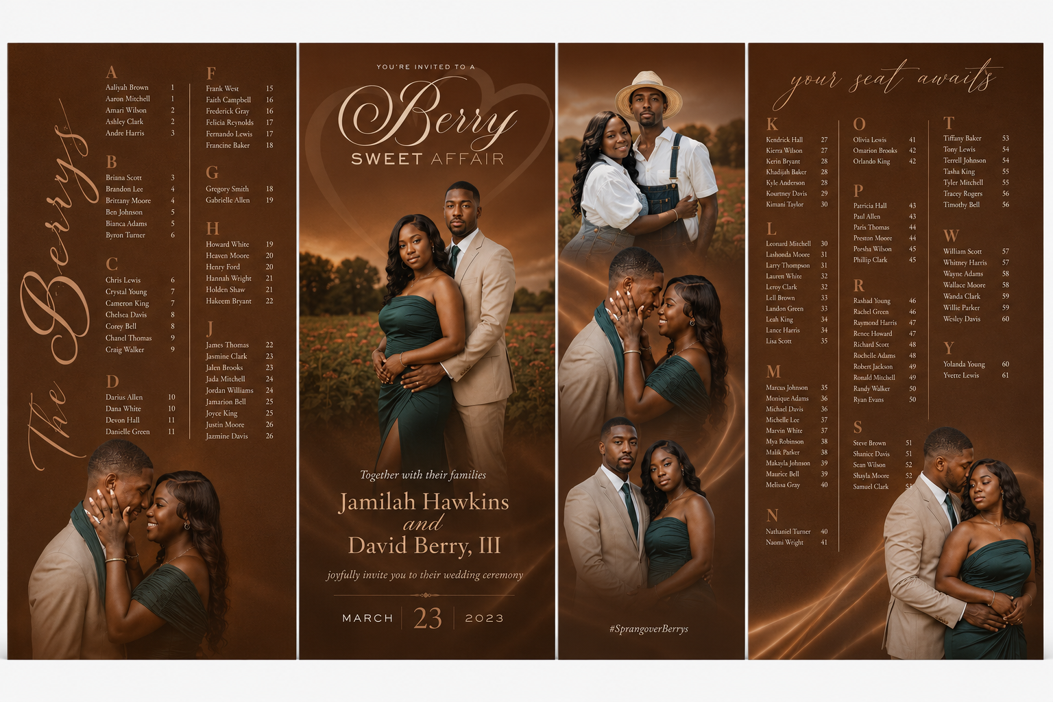 4-Piece Wedding Display (PVC)