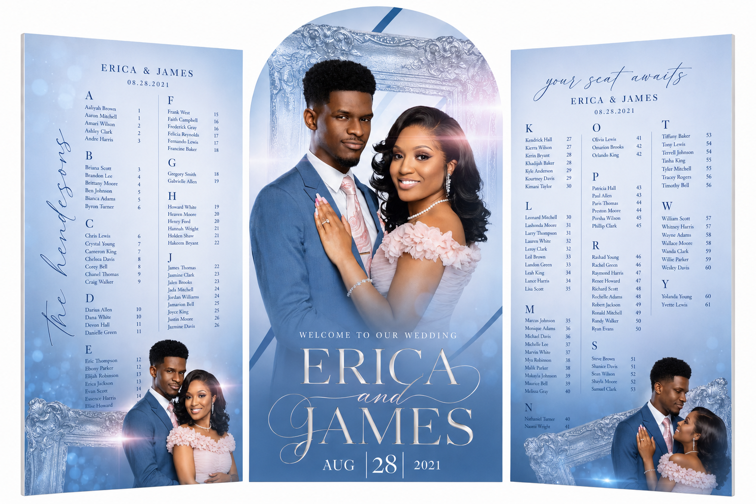3-Piece Wedding Display (Acrylic)
