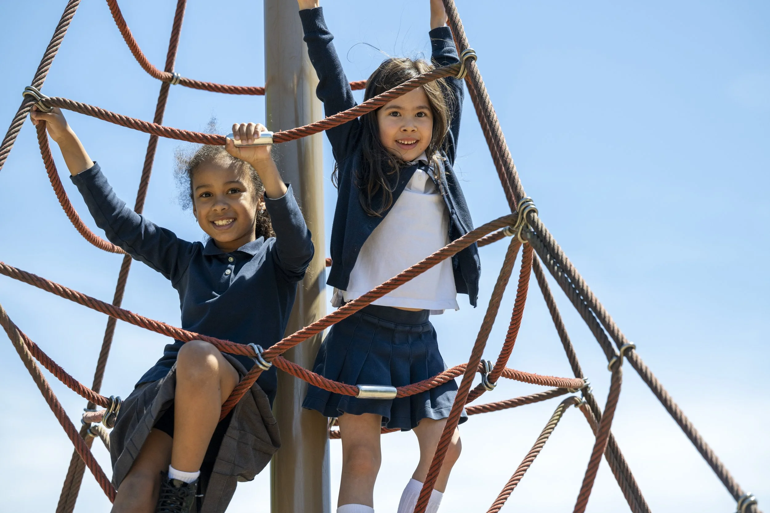 Students are outside every day: recess, fresh air, and the unstructured time kids need to just be kids.