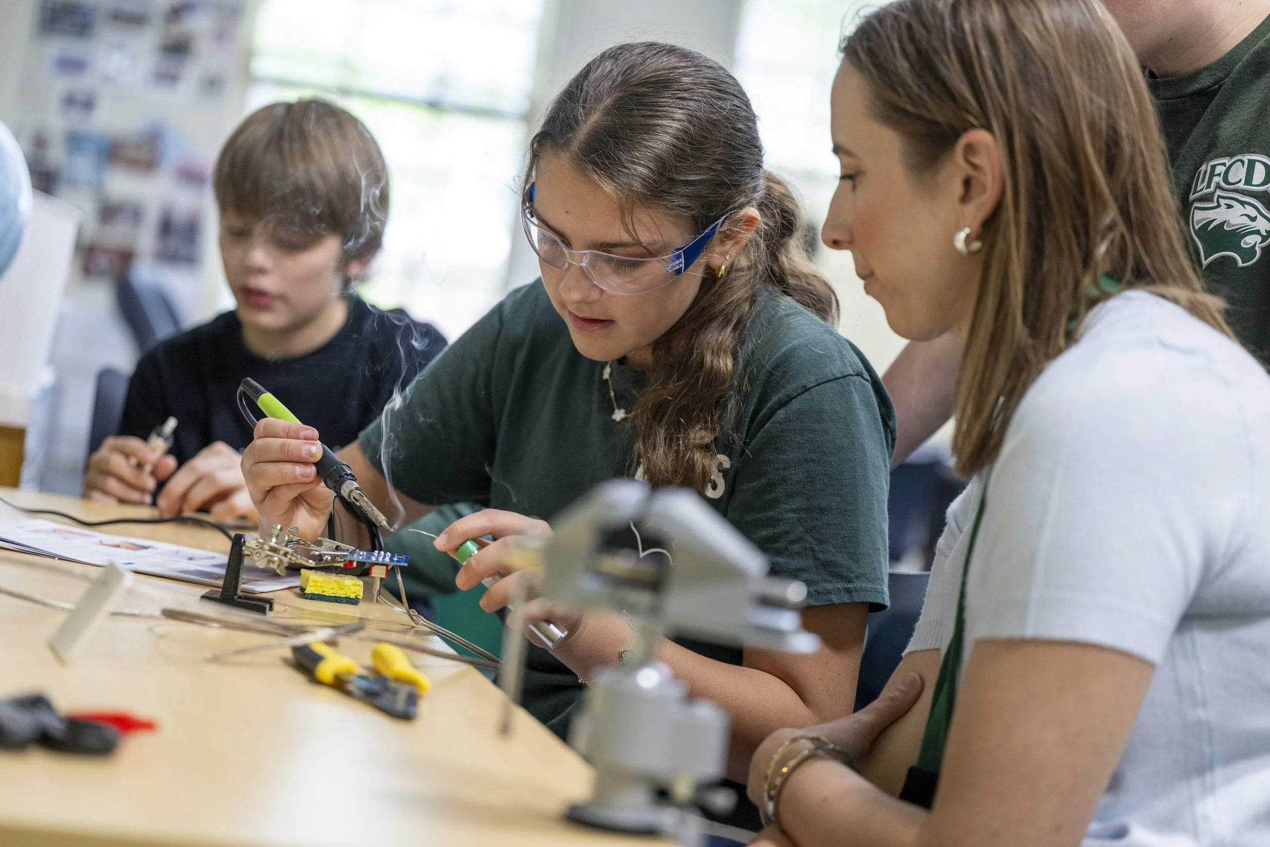 Technology, engineering, and design thinking are woven into the curriculum, not treated as add-ons.